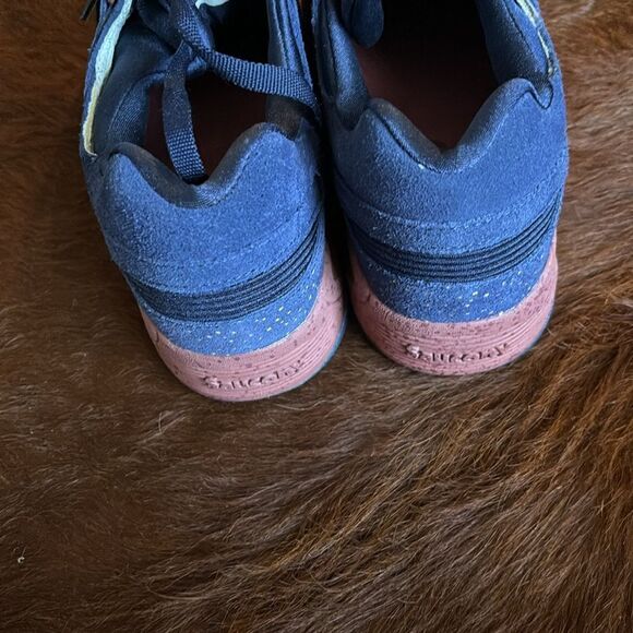 Rare Saucony Grid 8500 in Navy Salmon Size 8.5 : Néw No Box - Picture 6 of 8